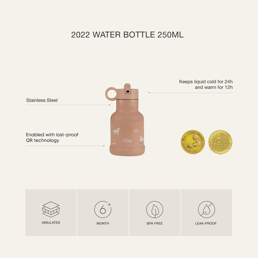Water Bottle - 250ml - Unicorn.