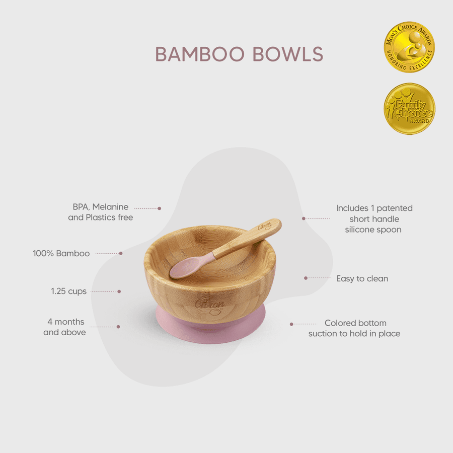 Bamboo Bowl - enfant - bébé - kids - toddlers - babies - Citron Canada